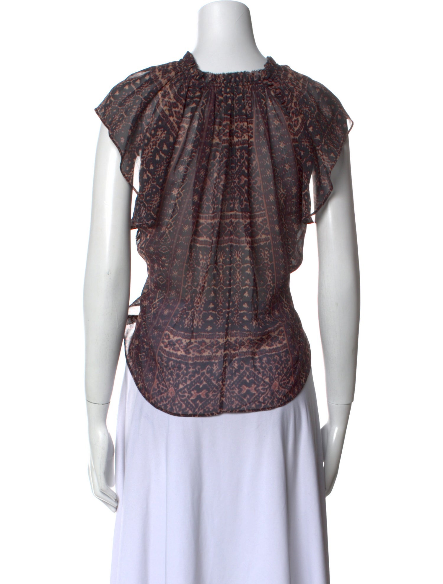 Ulla Johnson Silk Printed Top